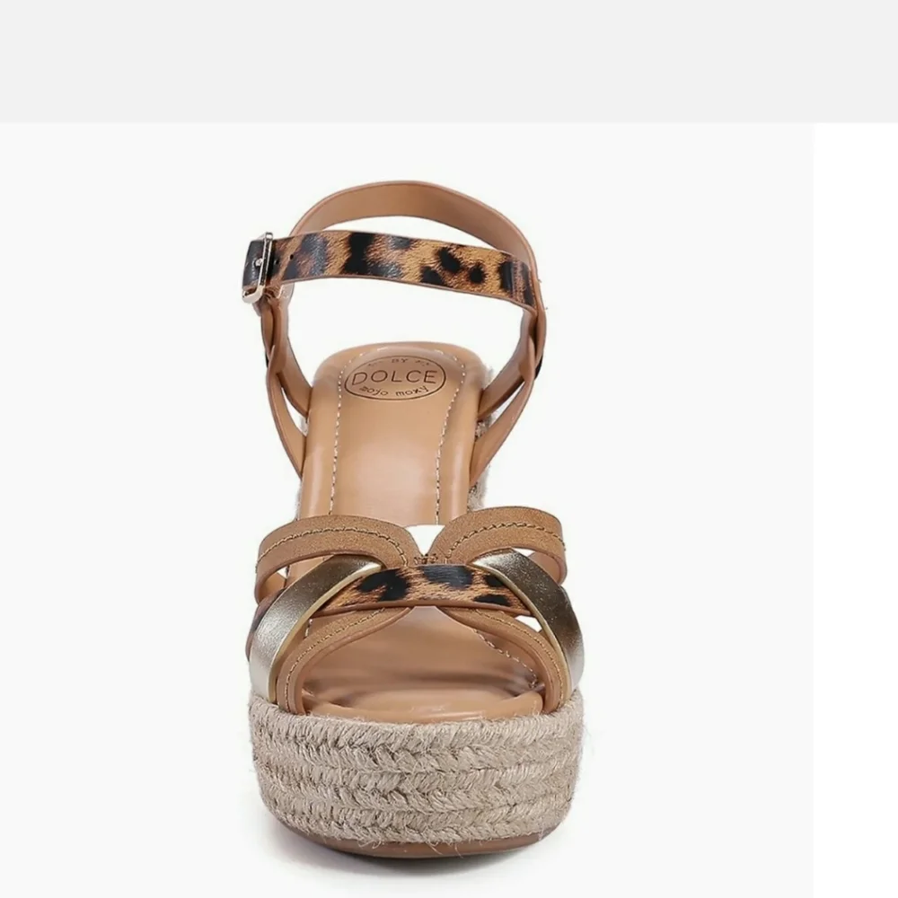 Dolce by Mojo Moxy Damsal Women's Wedge Sandals sz 10M perfect for spring